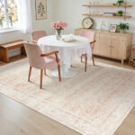 Pink Nursery Rug for Baby Girl 5 x 7 - Image 5