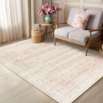 Pink Nursery Rug for Baby Girl 5 x 7 - Image 6