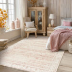 Pink Nursery Rug for Baby Girl 5 x 7 - Image 9