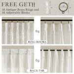 Pinch Pleated Linen Curtains 90" – 2 Panels (W100 x L90) - Image 3