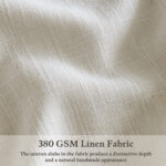 Pinch Pleated Linen Curtains 90" – 2 Panels (W100 x L90) - Image 5